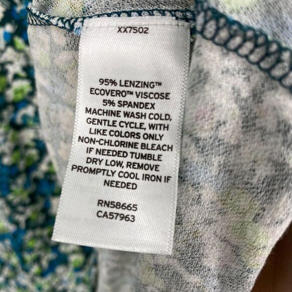 bp‎ Long Sleeve Print Dress In Green Moss Hannah Kate Size Small NWT - Picture 6 of 9